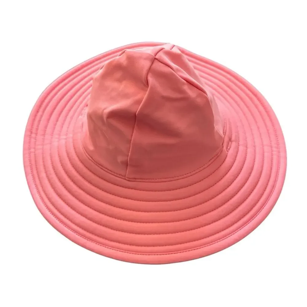Ruffle Butts Baby Swim Hat UPF 50+ Protection Wide Brim Size 0-12 Months